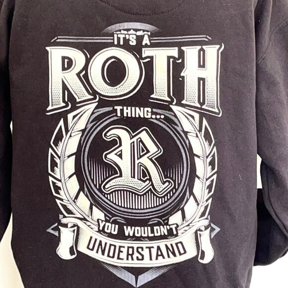 IT'S A ROTH THING hoodie sweatshirt men's size L - Picture 3 of 8